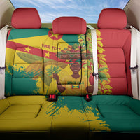 Personalized Grenada Spicemas 2025 Back Car Seat Cover Spice Isle Nutmeg Cocoa Pod - Wonder Print Shop