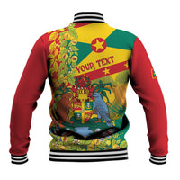 Personalized Grenada Spicemas 2025 Baseball Jacket Spice Isle Nutmeg Cocoa Pod - Wonder Print Shop