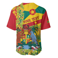 Personalized Grenada Spicemas 2025 Baseball Jersey Spice Isle Nutmeg Cocoa Pod - Wonder Print Shop