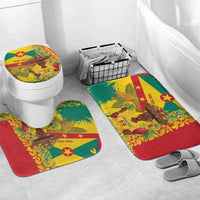 Personalized Grenada Spicemas 2025 Bathroom Set Spice Isle Nutmeg Cocoa Pod - Wonder Print Shop