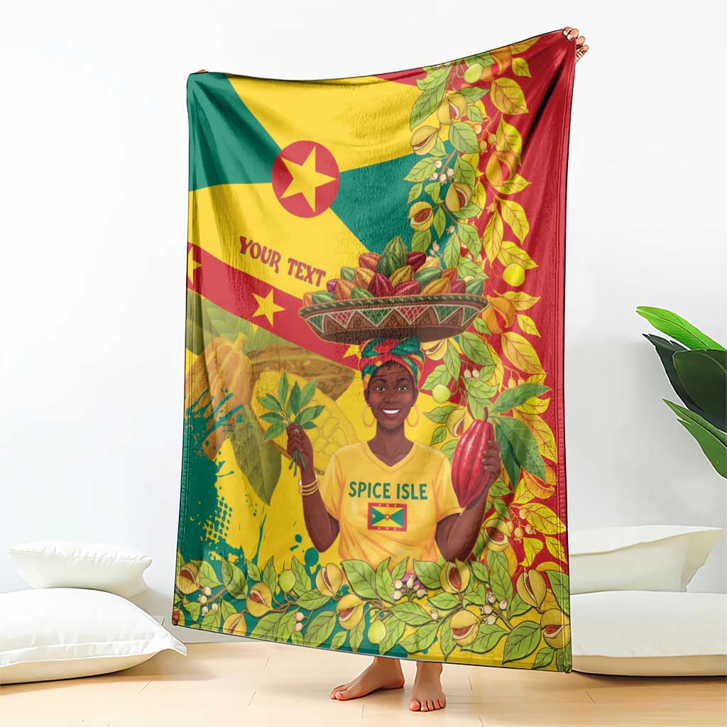 Personalized Grenada Spicemas 2025 Blanket Spice Isle Nutmeg Cocoa Pod - Wonder Print Shop