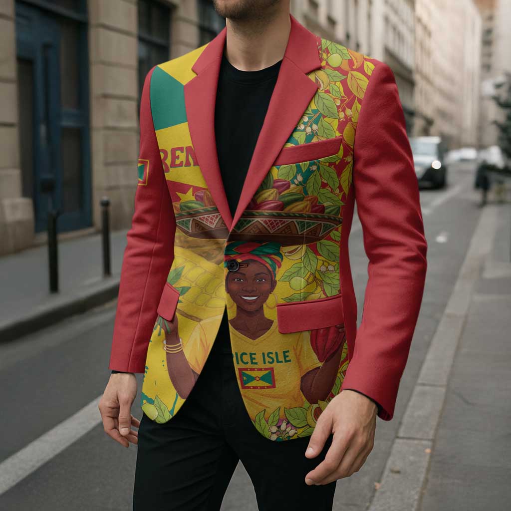 Personalized Grenada Spicemas 2025 Blazer Spice Isle Nutmeg Cocoa Pod - Wonder Print Shop