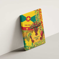 Personalized Grenada Spicemas 2025 Canvas Wall Art Spice Isle Nutmeg Cocoa Pod - Wonder Print Shop