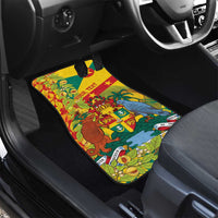 Personalized Grenada Spicemas 2025 Car Mats Spice Isle Nutmeg Cocoa Pod - Wonder Print Shop