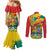 Personalized Grenada Spicemas 2025 Couples Matching Mermaid Dress and Long Sleeve Button Shirt Spice Isle Nutmeg Cocoa Pod - Wonder Print Shop