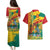 Personalized Grenada Spicemas 2025 Couples Matching Puletasi and Hawaiian Shirt Spice Isle Nutmeg Cocoa Pod - Wonder Print Shop