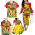 Personalized Grenada Spicemas 2025 Family Matching Off The Shoulder Long Sleeve Dress and Hawaiian Shirt Spice Isle Nutmeg Cocoa Pod - Wonder Print Shop