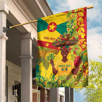 Personalized Grenada Spicemas 2025 Garden Flag Spice Isle Nutmeg Cocoa Pod - Wonder Print Shop