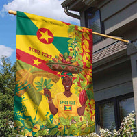 Personalized Grenada Spicemas 2025 Garden Flag Spice Isle Nutmeg Cocoa Pod - Wonder Print Shop