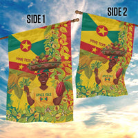 Personalized Grenada Spicemas 2025 Garden Flag Spice Isle Nutmeg Cocoa Pod - Wonder Print Shop