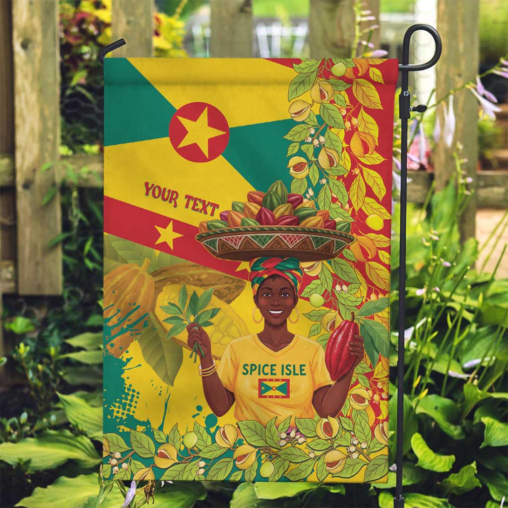 Personalized Grenada Spicemas 2025 Garden Flag Spice Isle Nutmeg Cocoa Pod - Wonder Print Shop