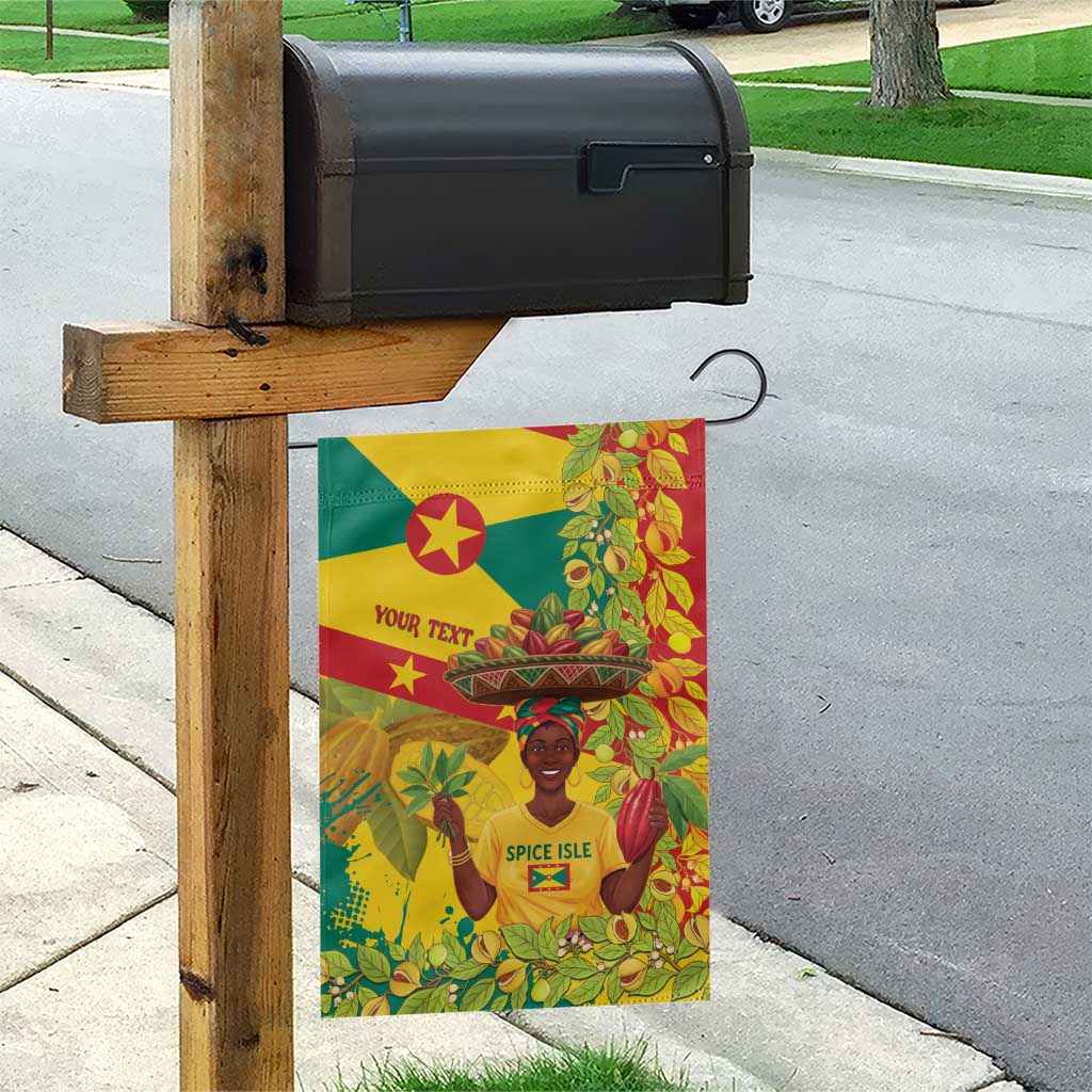 Personalized Grenada Spicemas 2025 Garden Flag Spice Isle Nutmeg Cocoa Pod - Wonder Print Shop