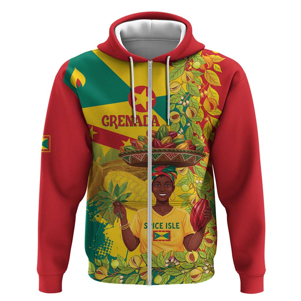 Personalized Grenada Spicemas 2025 Hoodie Spice Isle Nutmeg Cocoa Pod - Wonder Print Shop