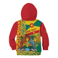 Personalized Grenada Spicemas 2025 Kid Hoodie Spice Isle Nutmeg Cocoa Pod - Wonder Print Shop