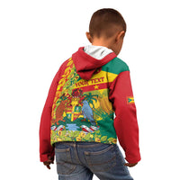 Personalized Grenada Spicemas 2025 Kid Hoodie Spice Isle Nutmeg Cocoa Pod - Wonder Print Shop