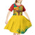 Personalized Grenada Spicemas 2025 Kid Short Sleeve Dress Spice Isle Nutmeg Cocoa Pod - Wonder Print Shop