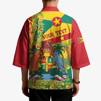 Personalized Grenada Spicemas 2025 Kimono Spice Isle Nutmeg Cocoa Pod - Wonder Print Shop