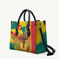 Personalized Grenada Spicemas 2025 Leather Bag Spice Isle Nutmeg Cocoa Pod - Wonder Print Shop