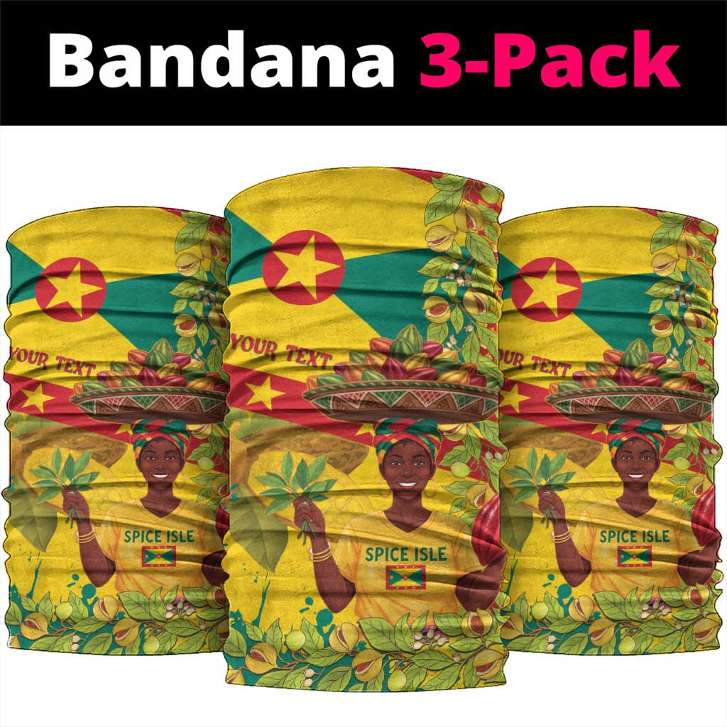 Personalized Grenada Spicemas 2025 Neck Gaiter Spice Isle Nutmeg Cocoa Pod - Wonder Print Shop
