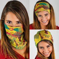 Personalized Grenada Spicemas 2025 Neck Gaiter Spice Isle Nutmeg Cocoa Pod - Wonder Print Shop
