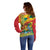 Personalized Grenada Spicemas 2025 Off Shoulder Sweater Spice Isle Nutmeg Cocoa Pod - Wonder Print Shop