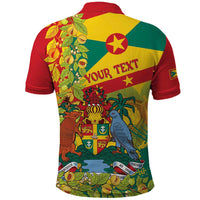 Personalized Grenada Spicemas 2025 Polo Shirt Spice Isle Nutmeg Cocoa Pod - Wonder Print Shop