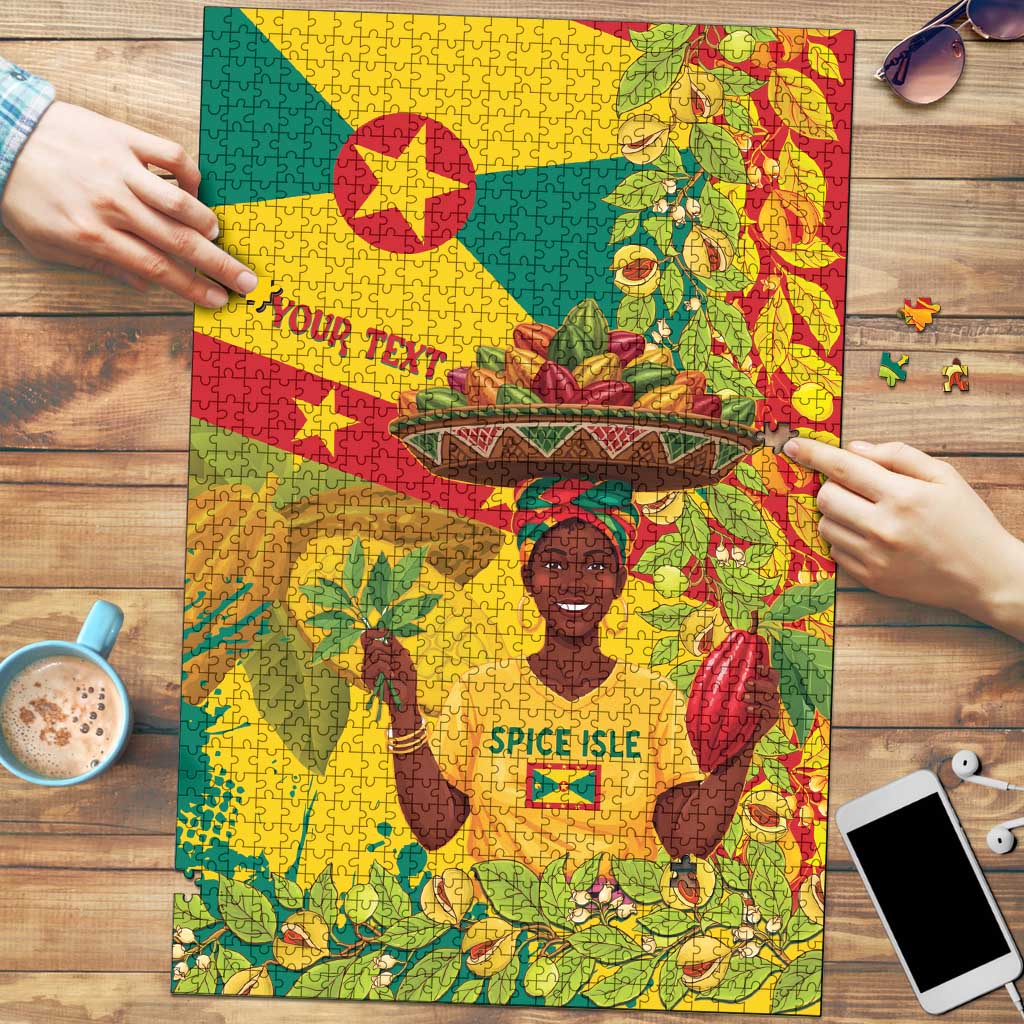 Personalized Grenada Spicemas 2025 Puzzle Spice Isle Nutmeg Cocoa Pod - Wonder Print Shop