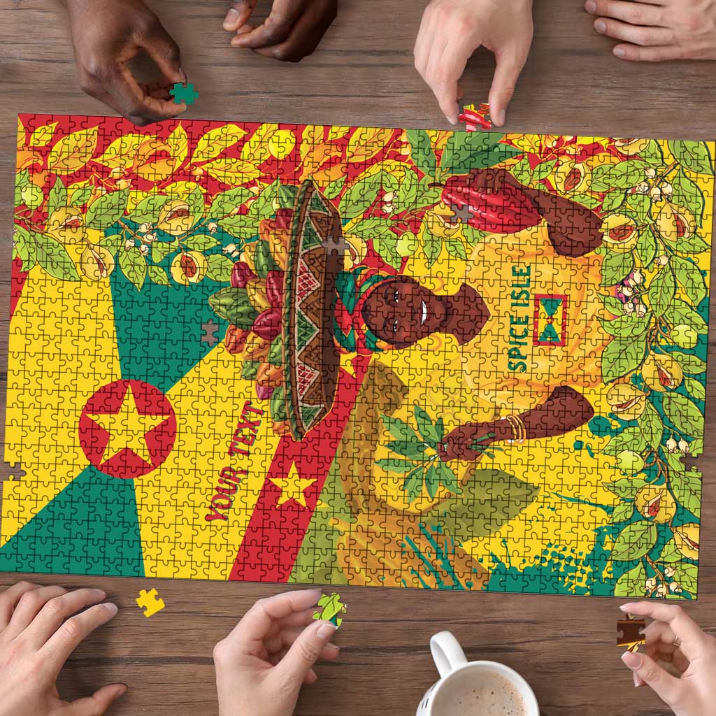Personalized Grenada Spicemas 2025 Puzzle Spice Isle Nutmeg Cocoa Pod - Wonder Print Shop