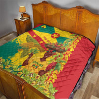 Personalized Grenada Spicemas 2025 Quilt Spice Isle Nutmeg Cocoa Pod - Wonder Print Shop