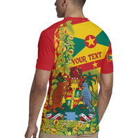 Personalized Grenada Spicemas 2025 Rugby Jersey Spice Isle Nutmeg Cocoa Pod - Wonder Print Shop