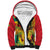 Personalized Grenada Spicemas 2025 Sherpa Hoodie Spice Isle Nutmeg Cocoa Pod - Wonder Print Shop