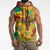 Personalized Grenada Spicemas 2025 Sleeveless Zip Hoodie Spice Isle Nutmeg Cocoa Pod - Wonder Print Shop