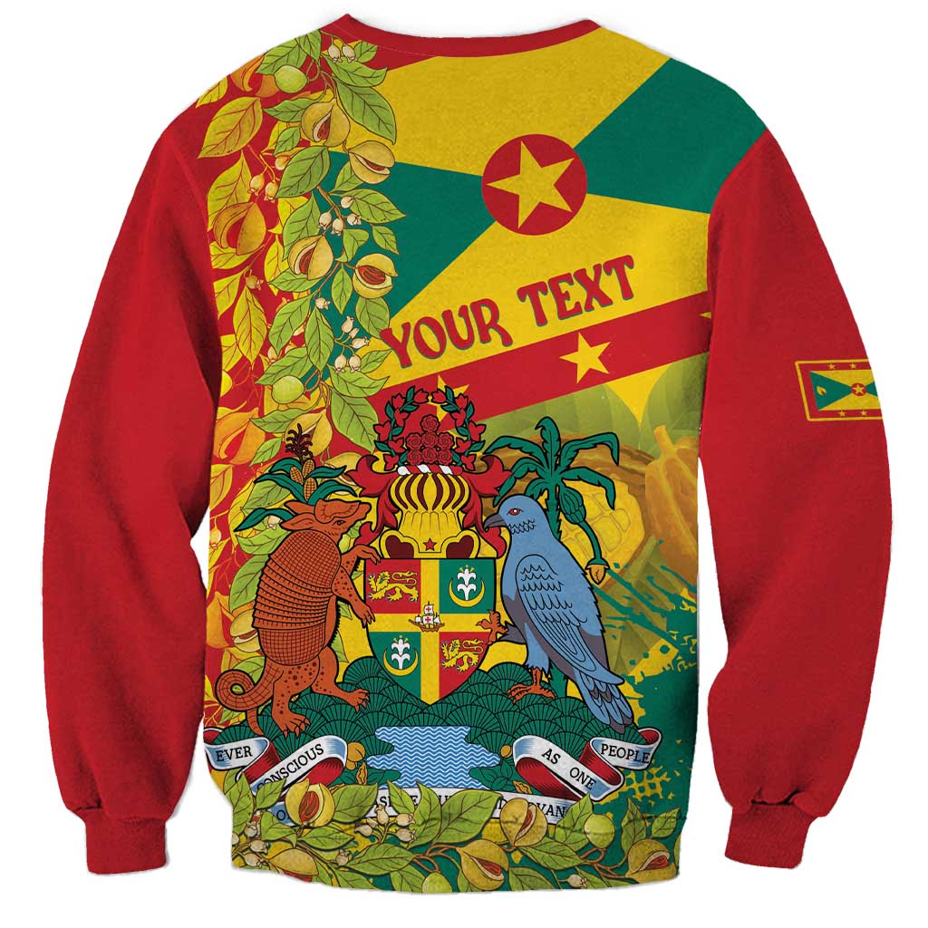Personalized Grenada Spicemas 2025 Sweatshirt Spice Isle Nutmeg Cocoa Pod - Wonder Print Shop