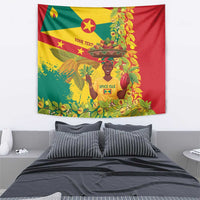 Personalized Grenada Spicemas 2025 Tapestry Spice Isle Nutmeg Cocoa Pod - Wonder Print Shop