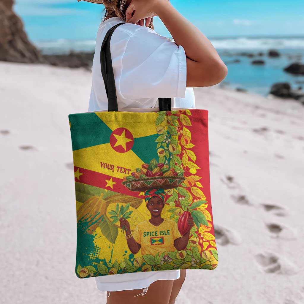 Personalized Grenada Spicemas 2025 Tote Bag Spice Isle Nutmeg Cocoa Pod - Wonder Print Shop