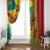 Personalized Grenada Spicemas 2025 Window Curtain Spice Isle Nutmeg Cocoa Pod - Wonder Print Shop
