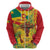 Personalized Grenada Spicemas 2025 Zip Hoodie Spice Isle Nutmeg Cocoa Pod - Wonder Print Shop