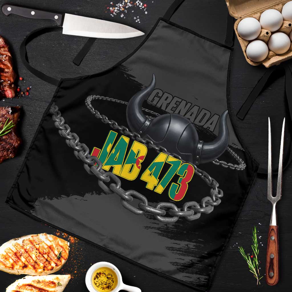 Grenada Jab Jab 473 Apron Spicemas Festival Chain Grunge Style - Wonder Print Shop