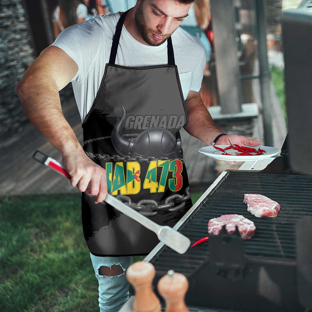 Grenada Jab Jab 473 Apron Spicemas Festival Chain Grunge Style - Wonder Print Shop