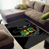 Grenada Jab Jab 473 Area Rug Spicemas Festival Chain Grunge Style - Wonder Print Shop