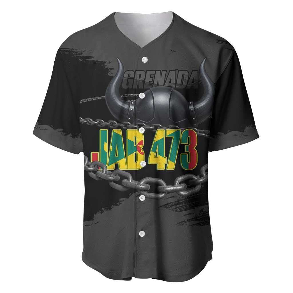 Grenada Jab Jab 473 Baseball Jersey Spicemas Festival Chain Grunge Style - Wonder Print Shop