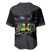 Grenada Jab Jab 473 Baseball Jersey Spicemas Festival Chain Grunge Style - Wonder Print Shop