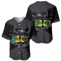 Grenada Jab Jab 473 Baseball Jersey Spicemas Festival Chain Grunge Style - Wonder Print Shop