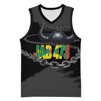 Grenada Jab Jab 473 Basketball Jersey Spicemas Festival Chain Grunge Style - Wonder Print Shop