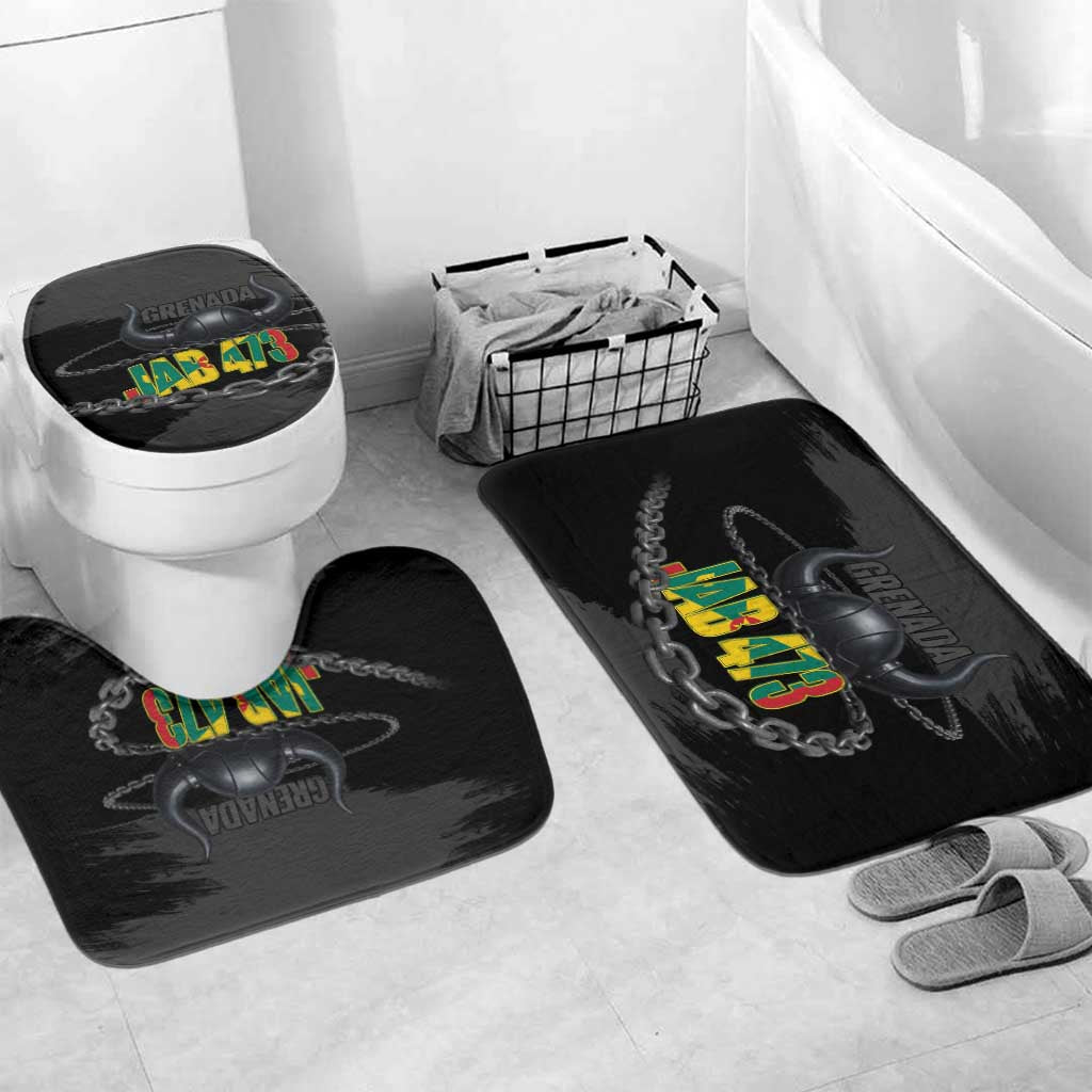 Grenada Jab Jab 473 Bathroom Set Spicemas Festival Chain Grunge Style - Wonder Print Shop