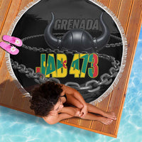 Grenada Jab Jab 473 Beach Blanket Spicemas Festival Chain Grunge Style - Wonder Print Shop