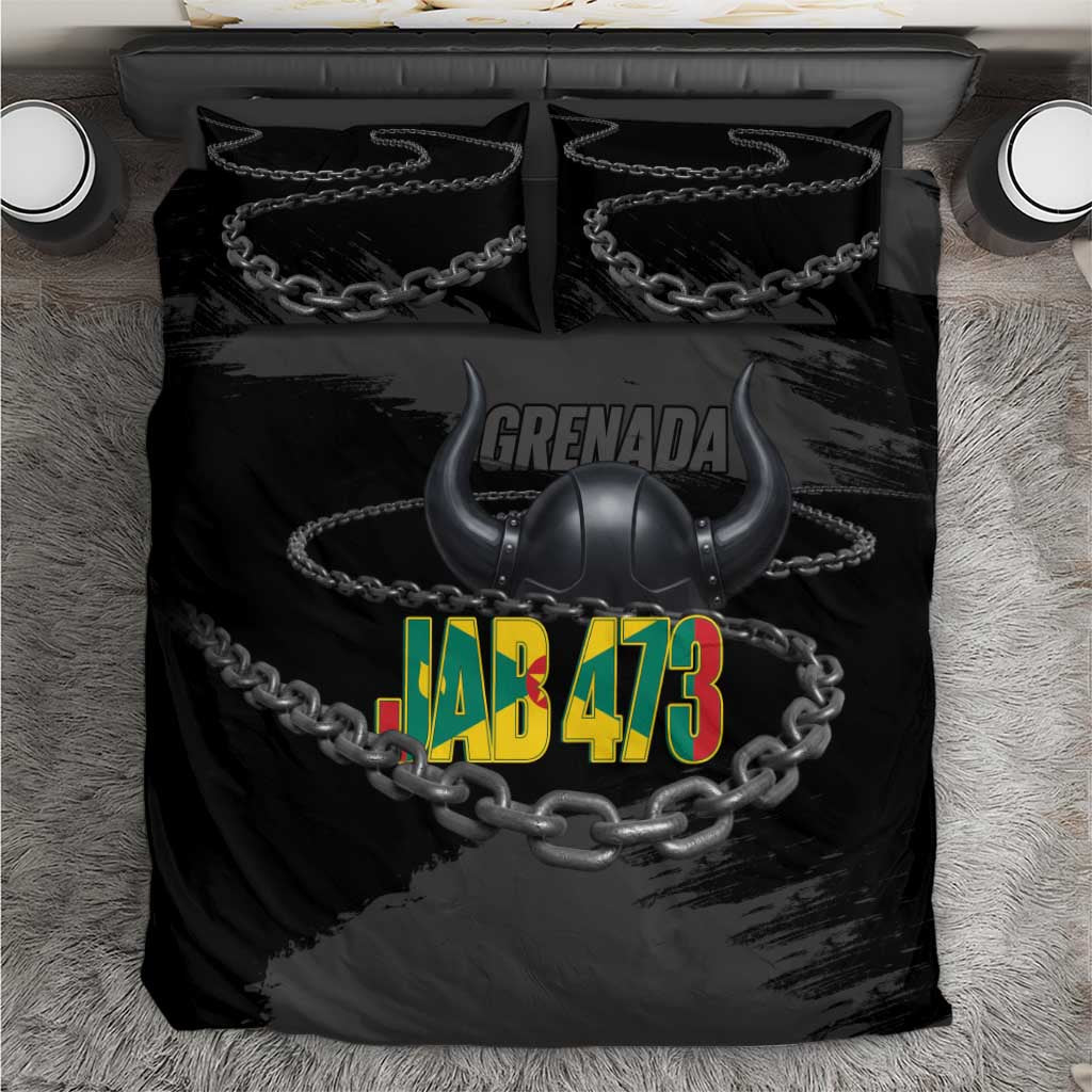 Grenada Jab Jab 473 Bedding Set Spicemas Festival Chain Grunge Style - Wonder Print Shop
