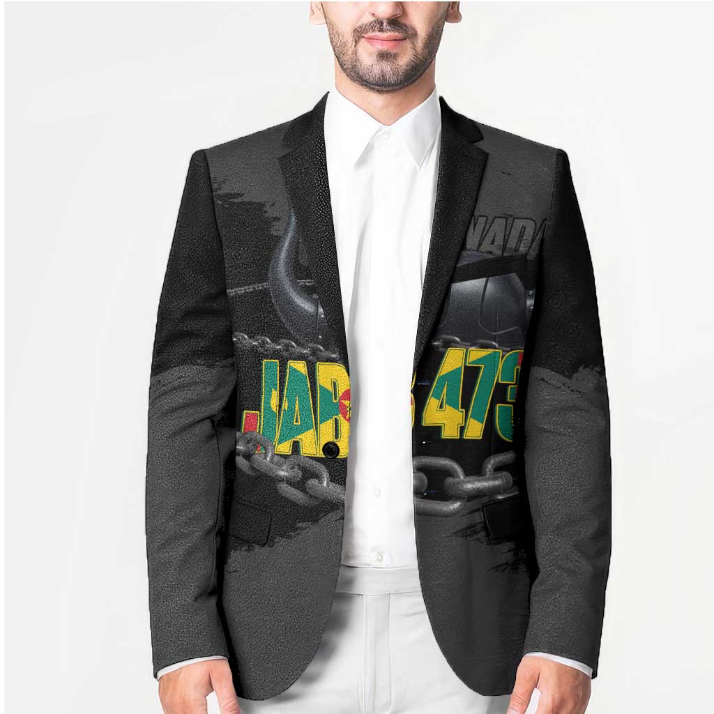 Grenada Jab Jab 473 Blazer Spicemas Festival Chain Grunge Style - Wonder Print Shop