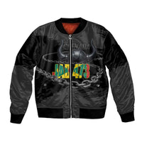 Grenada Jab Jab 473 Bomber Jacket Spicemas Festival Chain Grunge Style - Wonder Print Shop