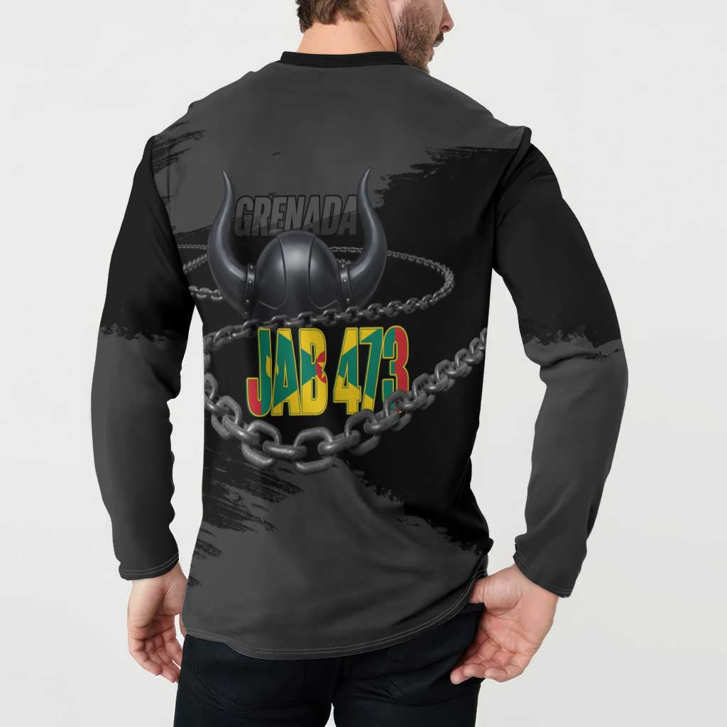 Grenada Jab Jab 473 Button Sweatshirt Spicemas Festival Chain Grunge Style - Wonder Print Shop